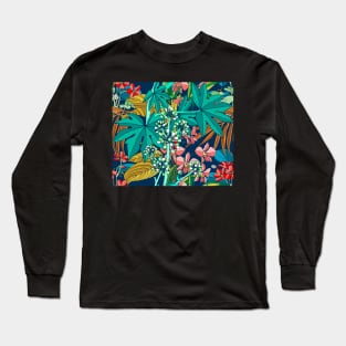 Secret Oasis (Coral orchid) Long Sleeve T-Shirt